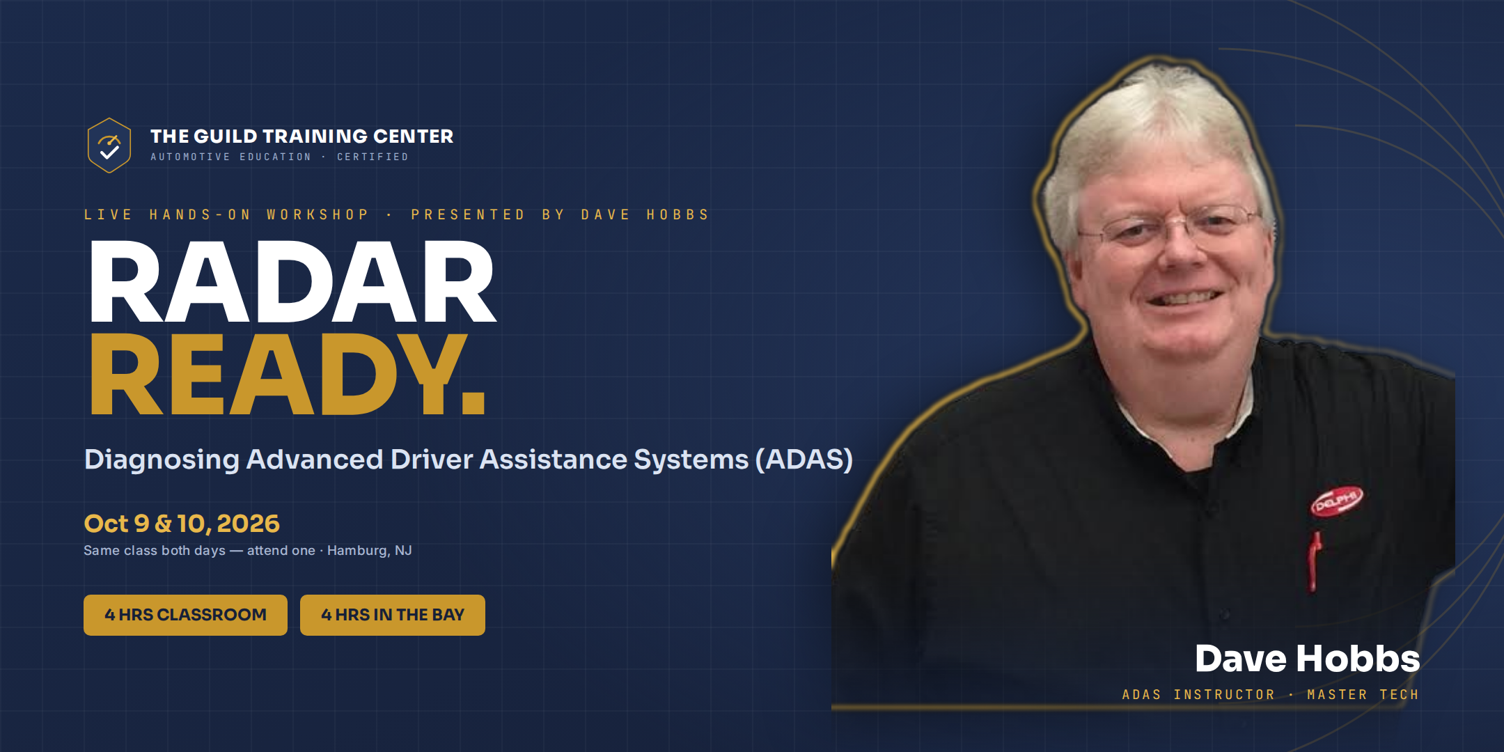 Radar Ready with Dave Hobbs at The Guild Training Center Hamburg NJ